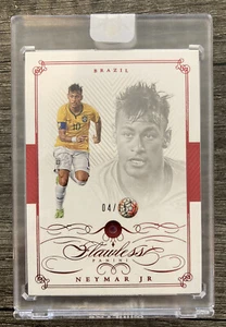 2015-16 Panini Flawless Soccer #53 Neymar Jr. Ruby 4 /15 SP Brazil PSG ๐ฅ - Picture 1 of 2