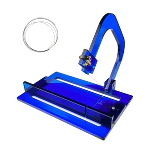 Adjustable Loaf Soap Cutter Acrylic Box Tool Wire for Handmade Soap Cutting - Picture 1 of 8
