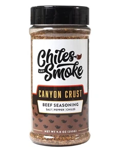 Canyon Crust Beef Seasoning | Chiles and Smoke | 9.0 oz NEW Bottle BBQ Rub - Picture 1 of 6