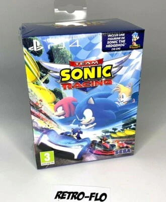 Team Sonic Racing : Edition Collector + Figurine - Jeu PS4 Playstation - NEUF  - Photo 1/4