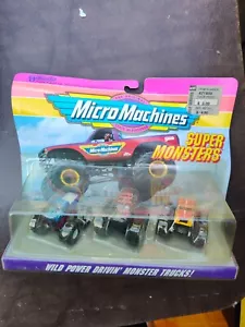 Micro Machines ATV Striper - Super Monster Collection #4 Tracked Truck Sealed D7 - Picture 1 of 2