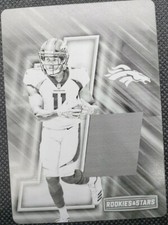 CARLOS HENDERSON 2017 Panini Rookies Stars PRINTING PLATE SP 1/1 Broncos Patches