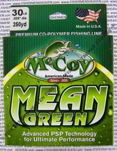 McCoy Fishing Line CoPolymer Mean Green 250 Yard Spool 30LB Test - Picture 1 of 1