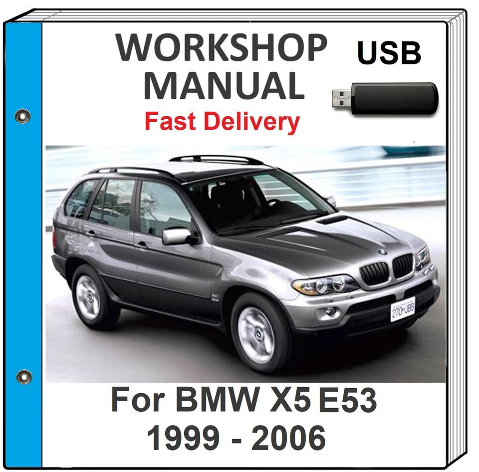 BMW X5 E53 1999 2000 2001 2002 2003 2004 2005 СЕРВИС РЕМОНТ МАСТЕРСКОЙ РУКОВОДСТВО - Изображение 1 из 1