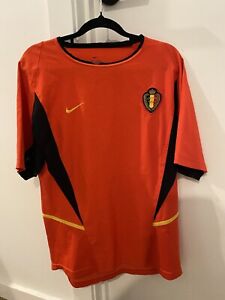 Vintage Belgium Nike Soccer Jersey - Size Small - Made in Portugal