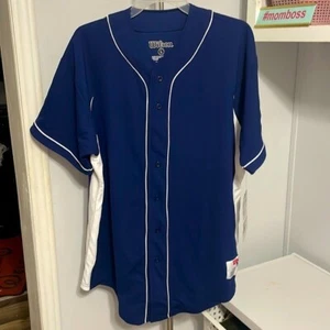 Wilson Classic Blue Baseball Jersey various size - Picture 1 of 8