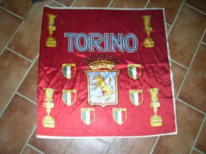 Vintage Torino calcio bandiera flag  football soccer jersey shirt trikot '70s  - Imagen 1 de 2