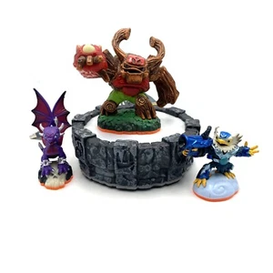 Socle Portal Of Power Skylanders + 3 figurines Skylanders Wii PS3 - Photo 1/2