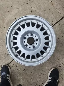 82-88 BMW E28 15" 528E 14X6 FACTORY ORIGINAL ALLOY WHEEL RIM & CAP 1125698 #30 - Picture 1 of 10