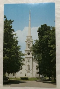First Congregational Church, Lee, Messe. Postkarte (Y2) - Bild 1 von 2