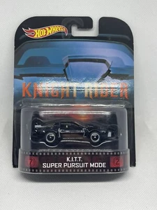 Hot Wheels Retro Knight Rider Kitt Super Pursuit Mode 2013 htf vhtf - Picture 1 of 4
