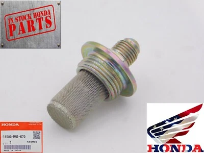 HONDA STRAINER OIL 1988-2000 XR600R 1993-2020 XR650L OEM NOVO 15500-MN1-670  - Imagem 1 de 4