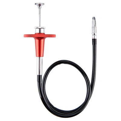 JJC 40cm Red Threaded Mechanical Shutter Release Cable w/ Bulb-Lock for Fujifilm - Image 1 of 4