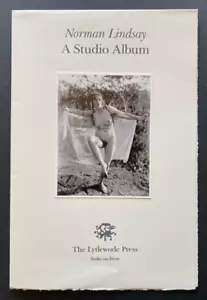 2000 A Studio Album PROSPECTUS 9/100 Norman Lindsay 2 ORIGINAL PHOTOS - Picture 1 of 3