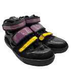 Solbiato Sneaker Schuhe High Tops Farbe Block Herren EU 43 Lackleder Vintage