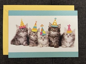 Tarjeta de felicitación de cumpleaños Hallmark divertida y caprichosa fiesta gatos de todos nosotros - Imagen 1 de 5