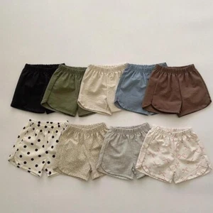 2025 Summer Baby Kids Cotton Shorts Bow & Print - Picture 1 of 9