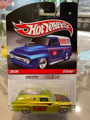 Hot Wheels 2010 Delivery Slick Rides TRW 8 Crate Verde Ford Ranch Wagon 29/34 RR - Immagine 1 di 2