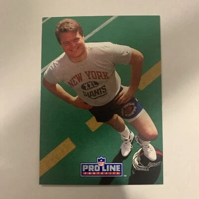 1991 Pro Line Portraits Bart Oates #191 New York Giants Football Card - Image 1 of 2