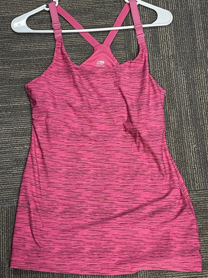 Camiseta sin mangas Marika Magic rosa fucsia jaspeada entrenamiento L OFERTA 4 CARIDAD❤️blt7m96 Foto 1 de 4