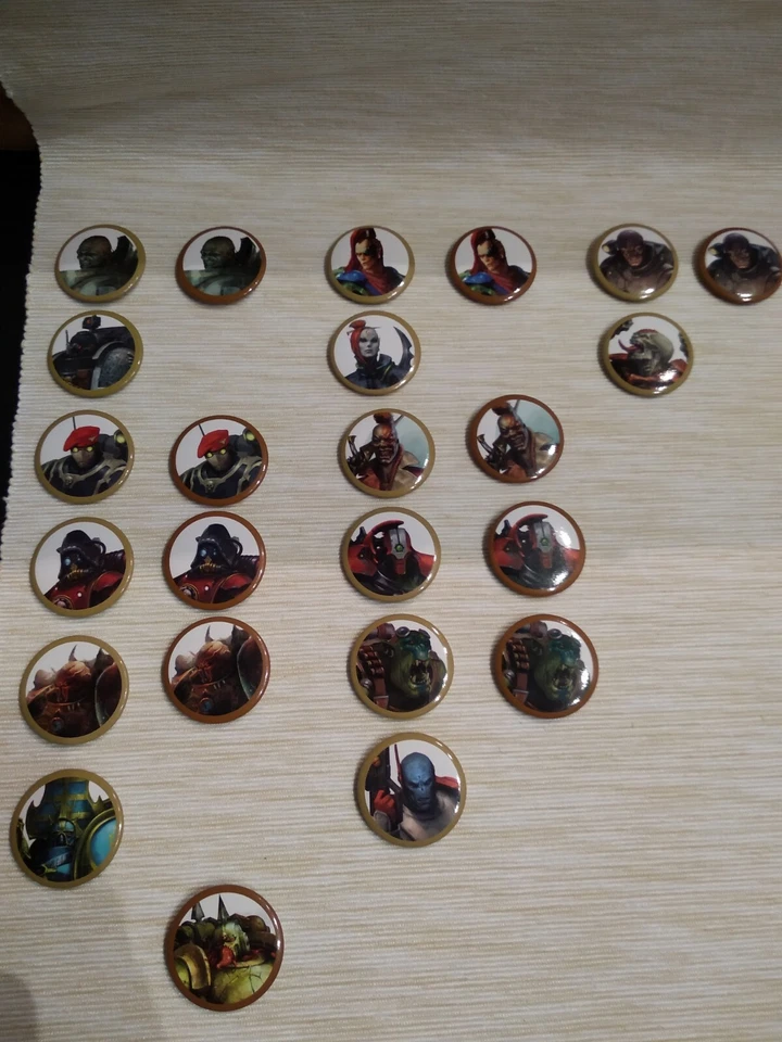 Kill Team Campaign Pins / Buttons / Badges Many To Choose From - Image 1 of 1