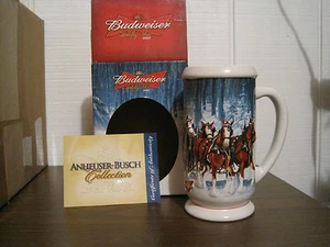 Budweiser Holiday 2007 piedra cerámica -- calma de invierno--cs678 - Imagen 1 de 12