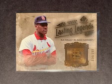 Bob Gibson 2005 SP Legendary Cuts Lasting Legends #/399