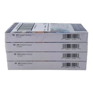 4 Sets Faber-Castell Oil Pastels Assorted Colors 12 Oil Pastels per Set - Picture 1 of 8