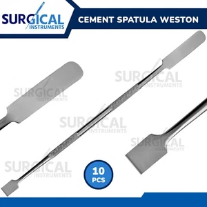 10 Pcs Cement Spatula Weston Dental Mixing Instrument Double Ended German Gr - Picture 1 of 8