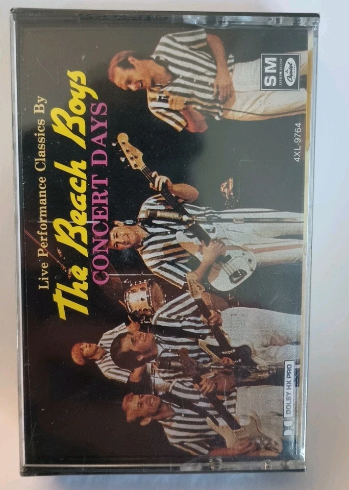 NOS The Beach Boys Concert Days Cassette Tape Live Recordings Very Rare Sealed - Image 1 of 4
