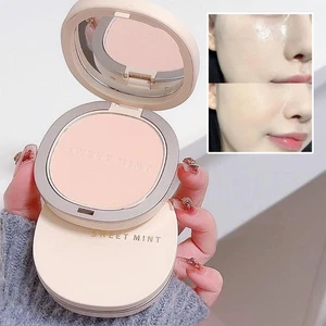 Oil Control Makeup Powder Moisturizing Brightening Nature Powder Press M8W4 - Picture 1 of 22