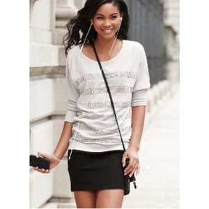 NWT Victoria’s Secret Supermodel Essentials Y2K Inspired Black Mini Skirt Size M - Picture 1 of 6