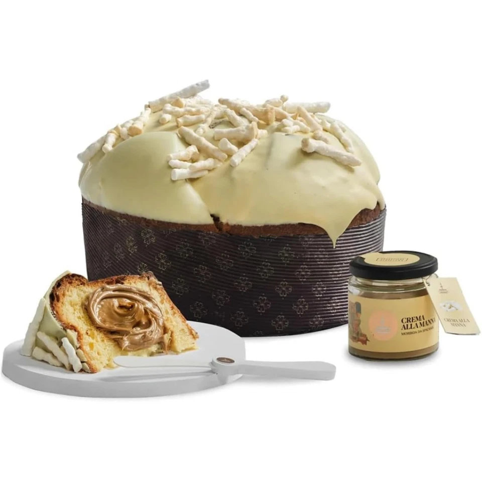 Panettone Oro di Manna Fiasconaro Panettone Gianduia e Crema alla Manna da 1 Kg