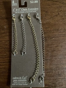 3” und 5” Kette/Halskette Verlängerer BRANDNEU - Bild 1 von 2