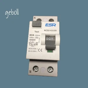 ESR RCD2-63100 RCD ESR 63 AMP RCD 2P 63A RCD2-63100 100mA ESR - Bild 1 von 5