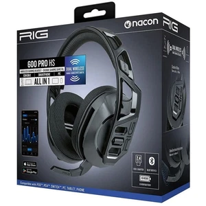 Gaming Headset PS4 PS5 PC Console Headphones NACON RIG 600 PRO HS Dual Wireless - Picture 1 of 11