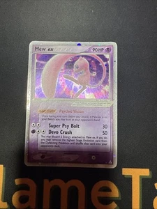 Juego de cartas coleccionables Pokémon Mew ex 100/110 Holon Phantoms Holo Swirl - Imagen 1 de 9