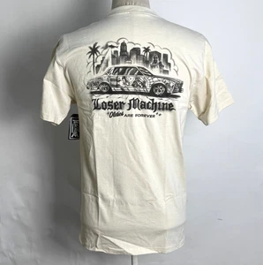 Loser Machine Herren T-Shirt City Life Creme Gr. 2XL Neu mit Etikett Würfel Autos - Bild 1 von 2