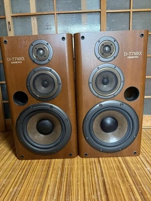 Juego de pares de altavoces de 3 vías ONKYO D-77MRX funcionamiento confirmado de JP g115 Foto 1 de 4