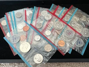 (16)  1963 US MINT SILVER P & D Sets,  in OGP,  LOTS OF LUSTER,  GREAT COINS! - Picture 1 of 1