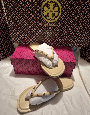 SANDALIAS CHANCLAS TORY BURCH CHELSEA DE CUERO EN SERVICIO SUAVE; TALLA 11 M; NUEVAS EN CAJA; $268 Foto 1 de 4