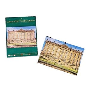 Wentworth Wooden Jigsaw Puzzle West Front Chatsworth Derbyshire 75 Pc Complete - Picture 1 of 20