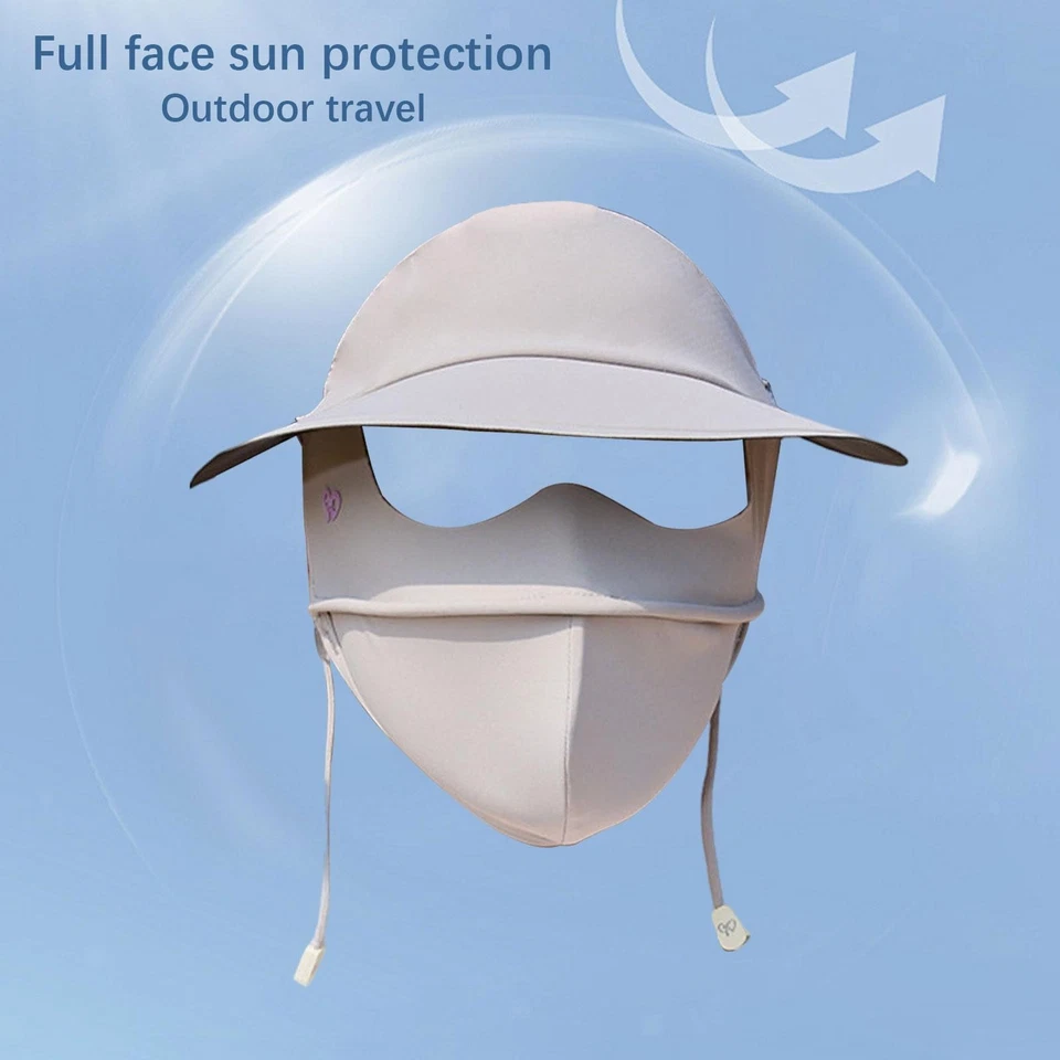 Face Mask with Brim Cooling Sensation Comfortable Breathing for Travel Shopping - Image 1 of 1