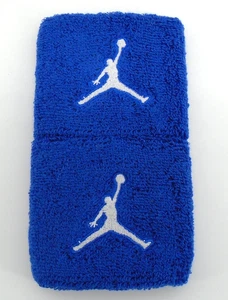 Nike Jordan Wristbands Adult Player Edition Mookie Betts Rush Blue/White - Picture 1 of 2