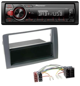 Pioneer MP3 1DIN DAB USB AUX Autoradio für Fiat Idea (350, 03-11) - grau - Bild 1 von 9