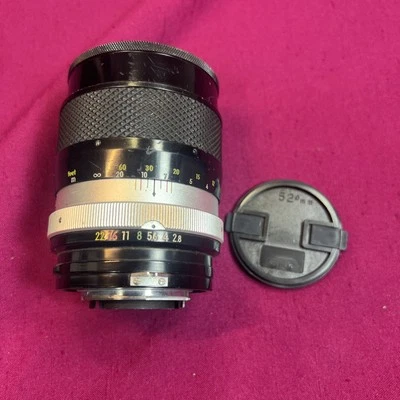 Lente Nikon Nippon Kogaku Japón NIKKOR-Q Auto 1:2.8 f=135 mm, Tipo 1 Montaje NonAi Foto 1 de 4