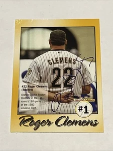 2005 HEB Roger Clemens Roger Clemens #1 Limited Edition Baseball Card - Picture 1 of 3