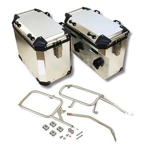 Maletas superiores de aluminio para BMW GS 1200 (04-13) + Soporte K25 38L y 43L - Picture 1 of 15