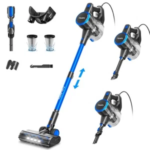 Upgraded 650W Corded Stick Vacuum, 23Ft Corded Vacuum Cleaner Up to 2 Gear Ad... - Picture 1 of 9