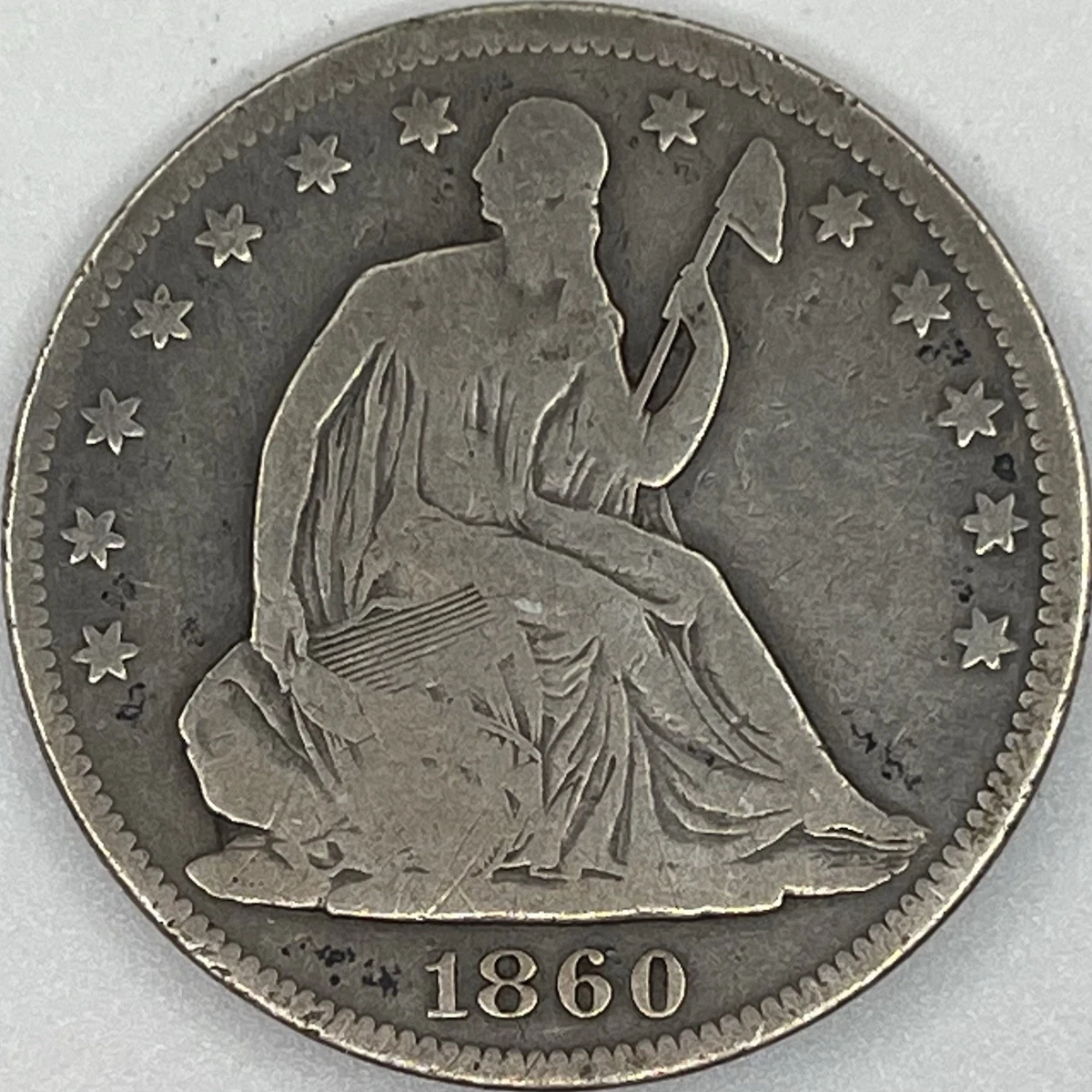 1860 Seated Liberty US Half Dollars for sale | eBay